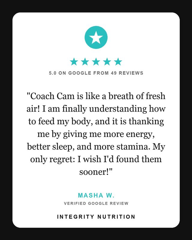 Google review from Masha W.