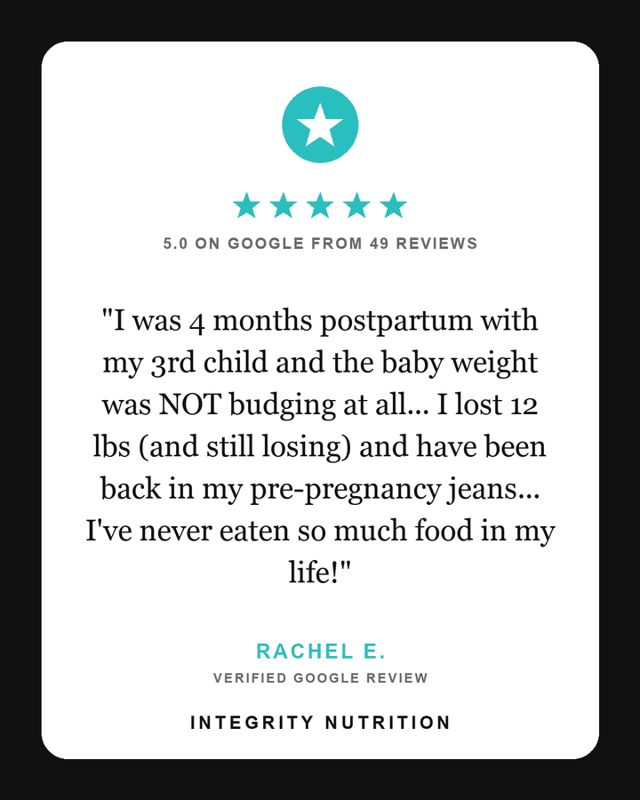 Google review from Rachel E.